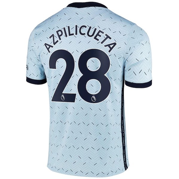 Maglia Chelsea NO.28 Azpilicueta Away 20/21 Blu